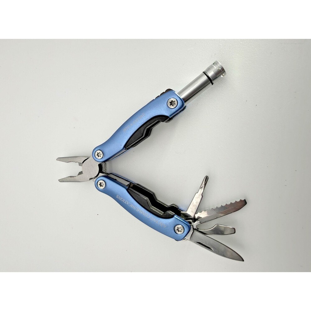 Axe Mini Multi Tool Pliers Knife LED Flashlight Screwdriver EDC w/ Sheath